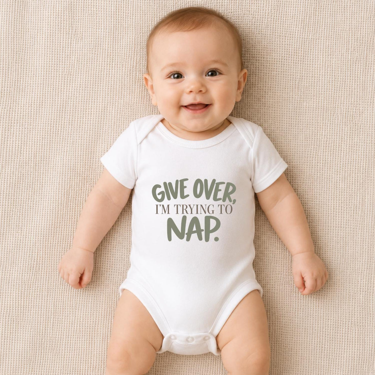 Give Over I’m Trying to Nap Baby Vest