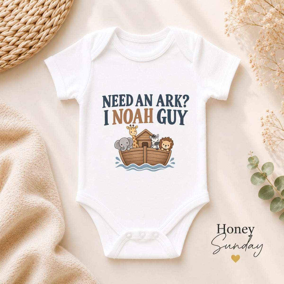 Need an Ark? I Noah Guy Baby Vest