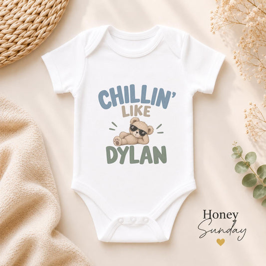 Chillin Like Dylan Baby Vest