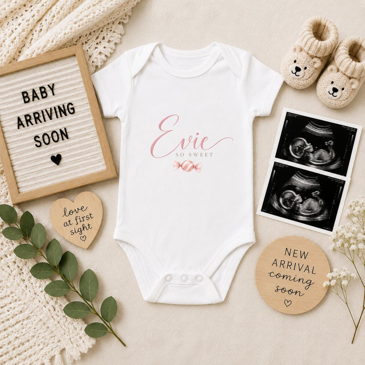 Evie So Sweet Baby Vest