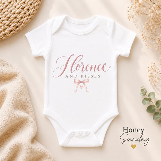 Florence and Kisses Baby Vest